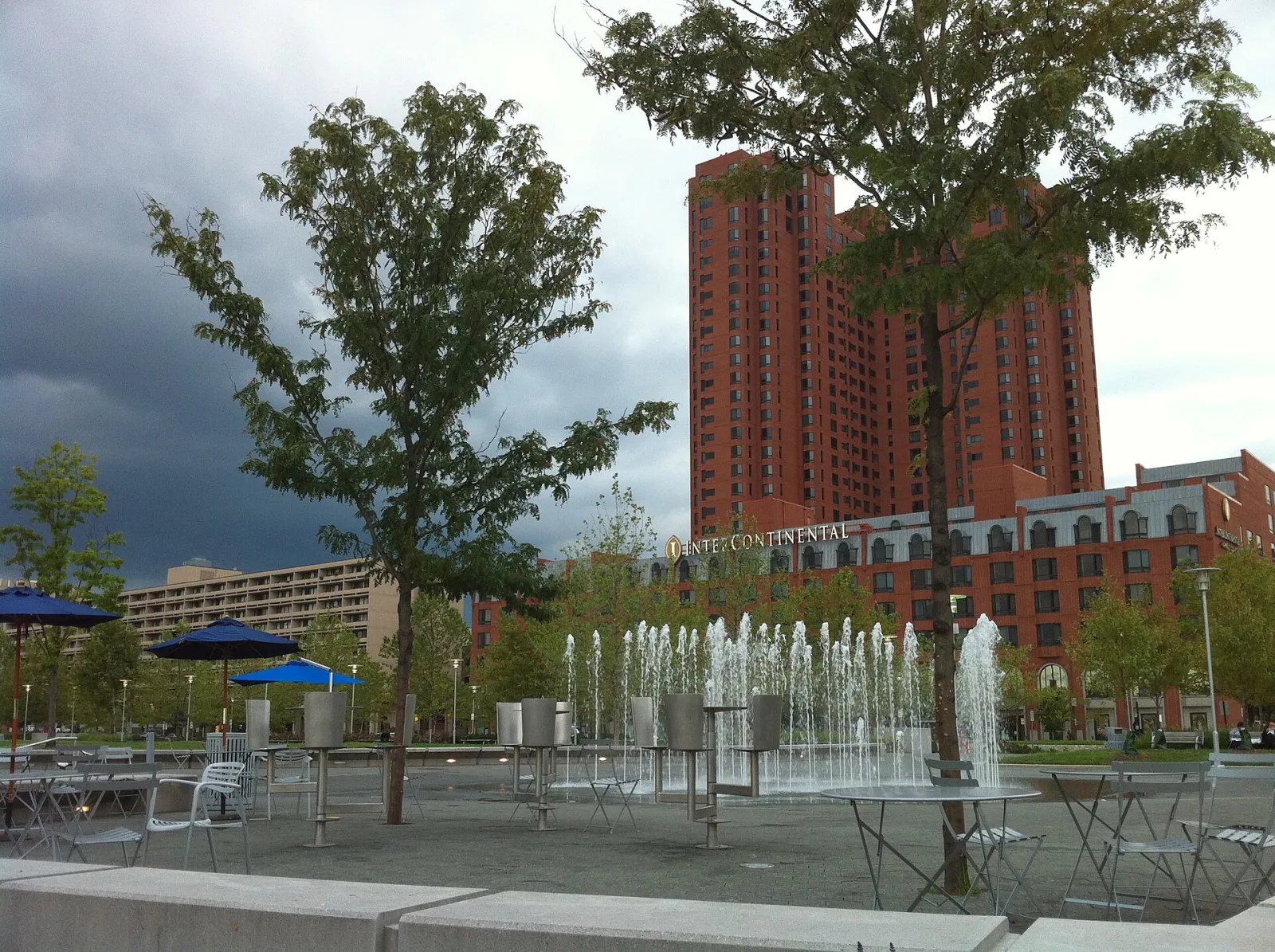 Inner Harbor promenade and Historic Ships, Baltimore, Maryland, United States