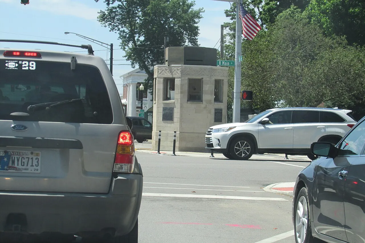 Goshen Bulletproof Police Booth, Goshen, Indiana, United States