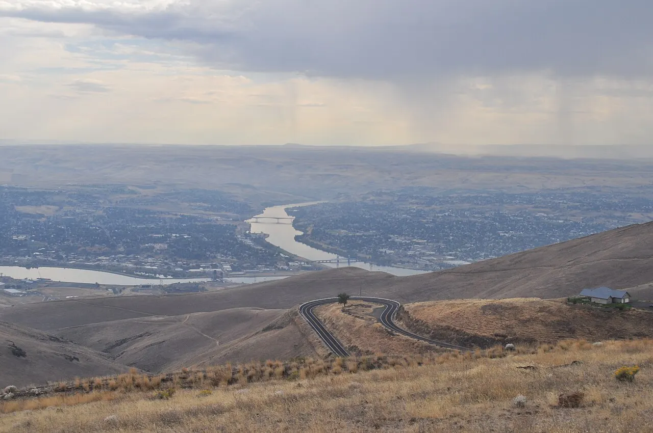 Snake and Clearwater River Confluence, Lewiston, Idaho, United States