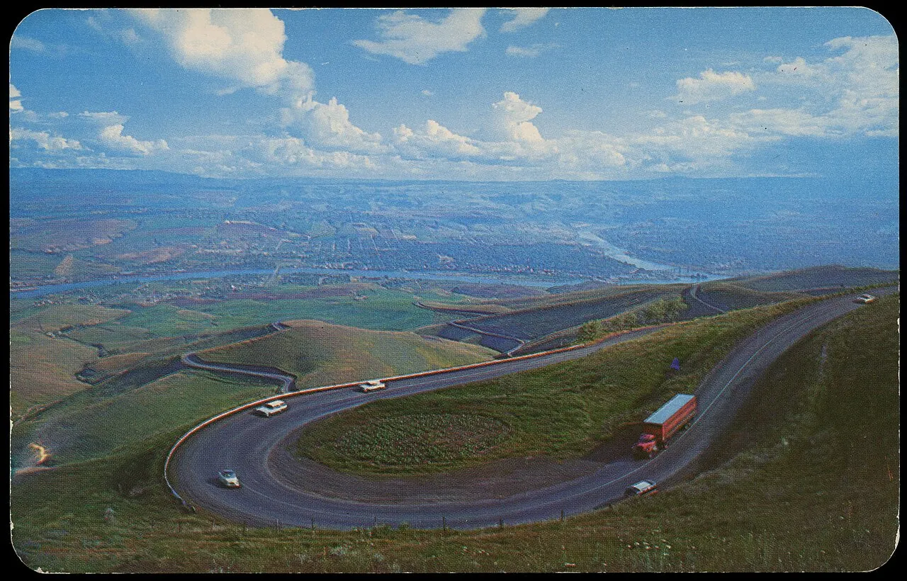 Lewiston Hill Spiral Highway, Lewiston, Idaho, United States