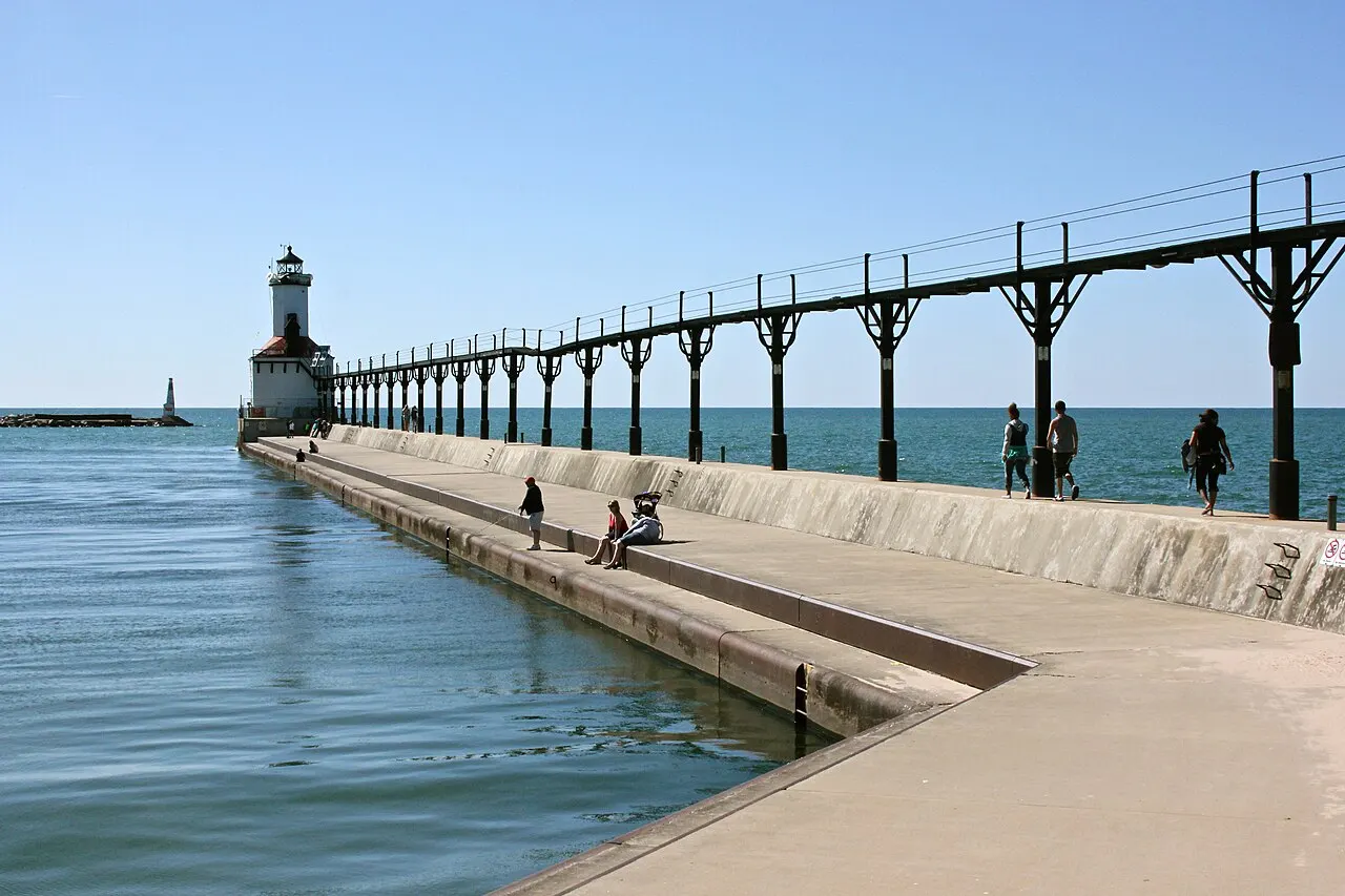 Michigan City East Pierhead Light, Michigan City, Indiana, United States