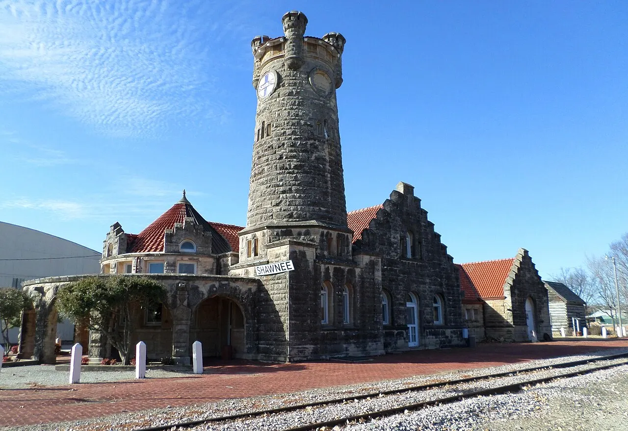 Shawnee Santa Fe Depot, Shawnee, Oklahoma, United States