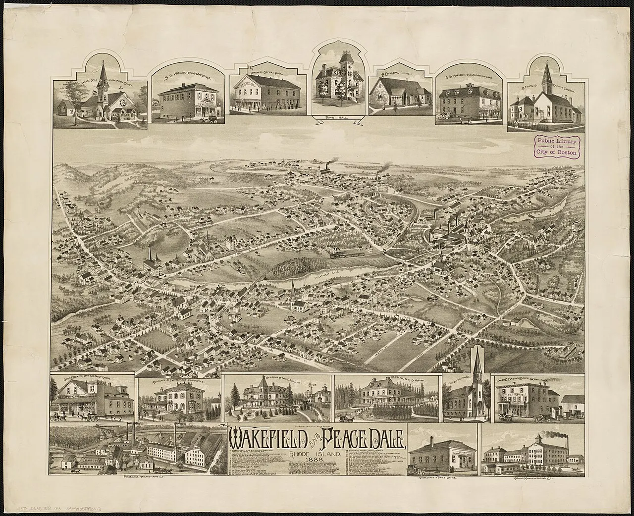 Peace Dale Historic District, South Kingstown, Rhode Island, United States