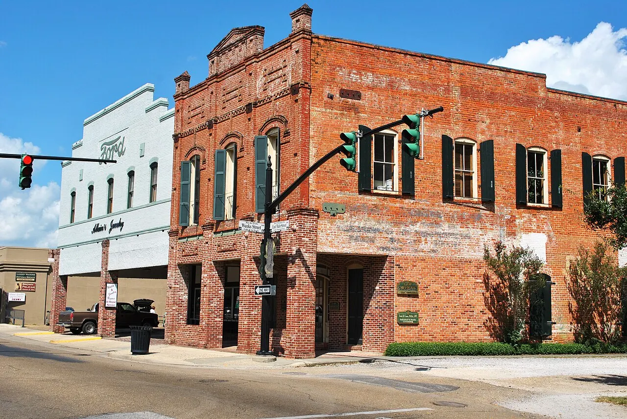 Downtown New Iberia, New Iberia, Louisiana, United States