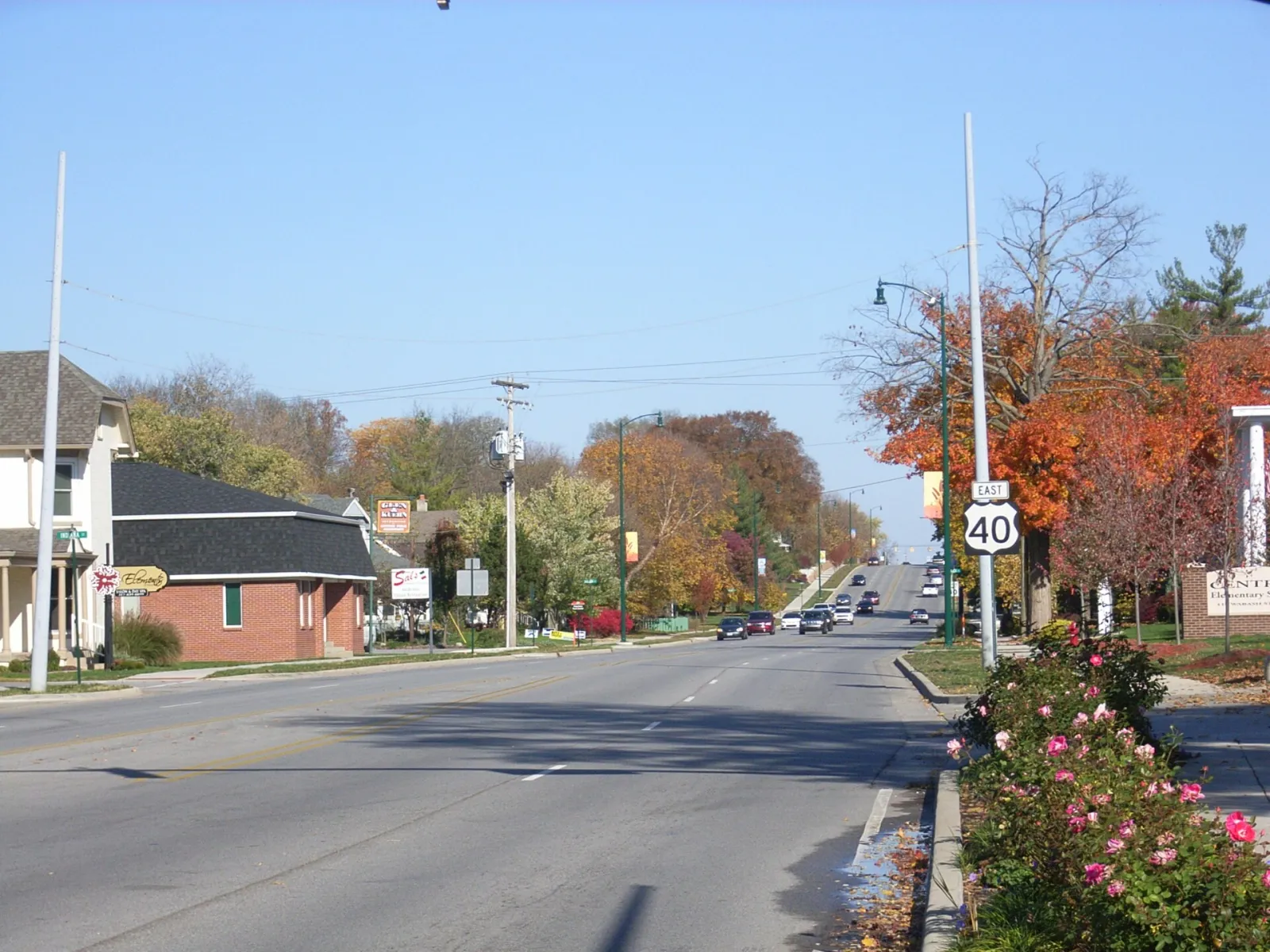 Old National Road in Plainfield, Plainfield, Indiana, United States
