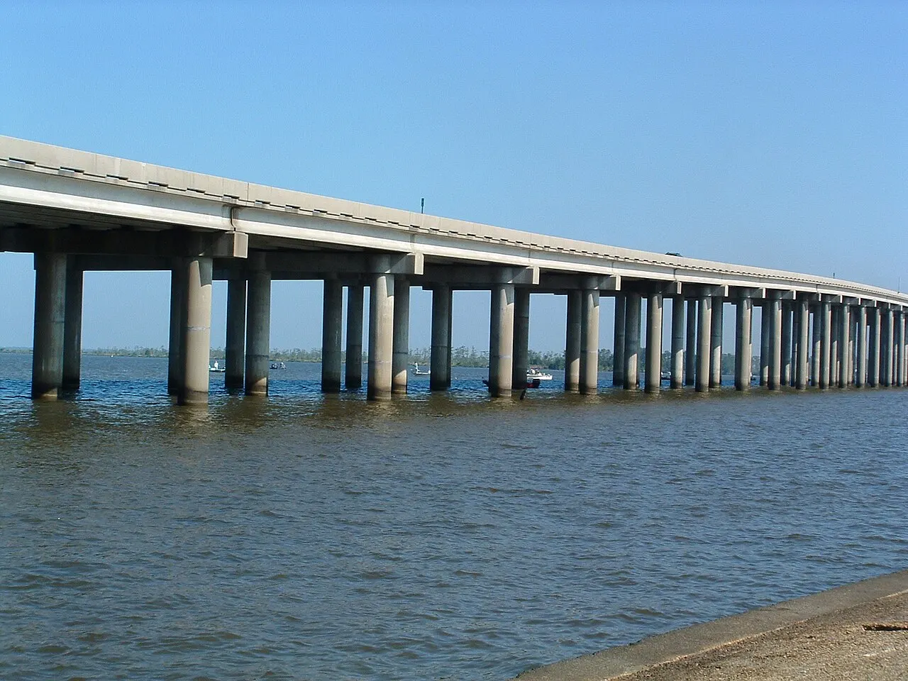 Manchac Swamp Bridge, Laplace, Louisiana, United States