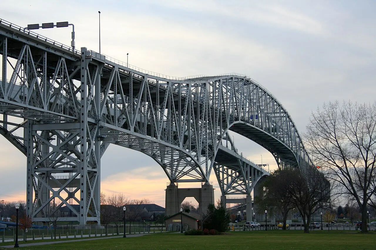 Blue Water Bridge, Port Huron, Michigan, United States
