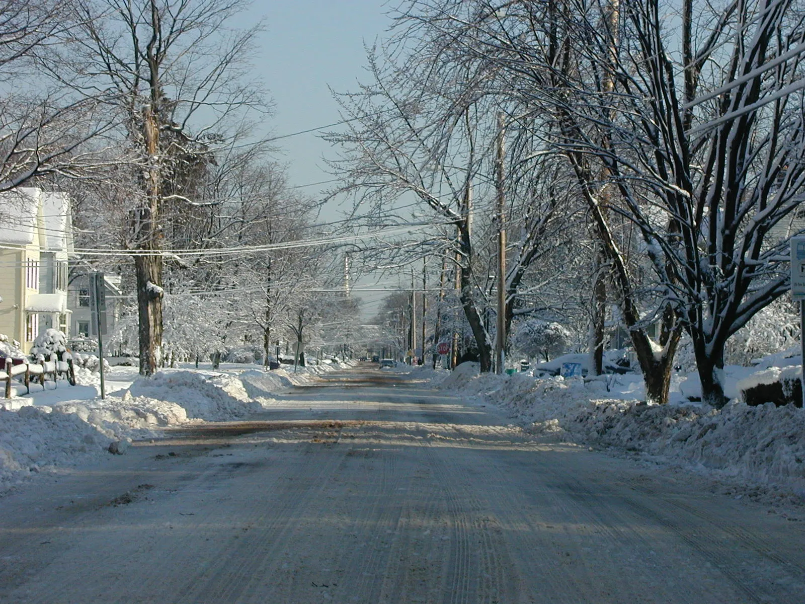 EH 2001 snow, East Haven, Connecticut, United States