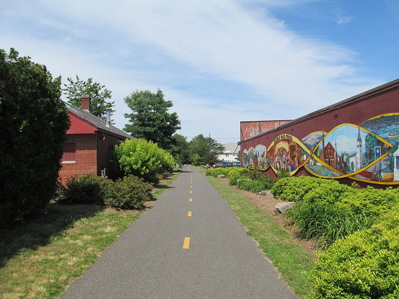 Manhan Rail Trail, Northampton, Massachusetts, United States