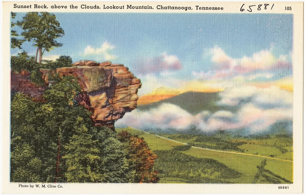 Sunset Rock Lookout Mountain, Chattanooga, Tennessee, United States