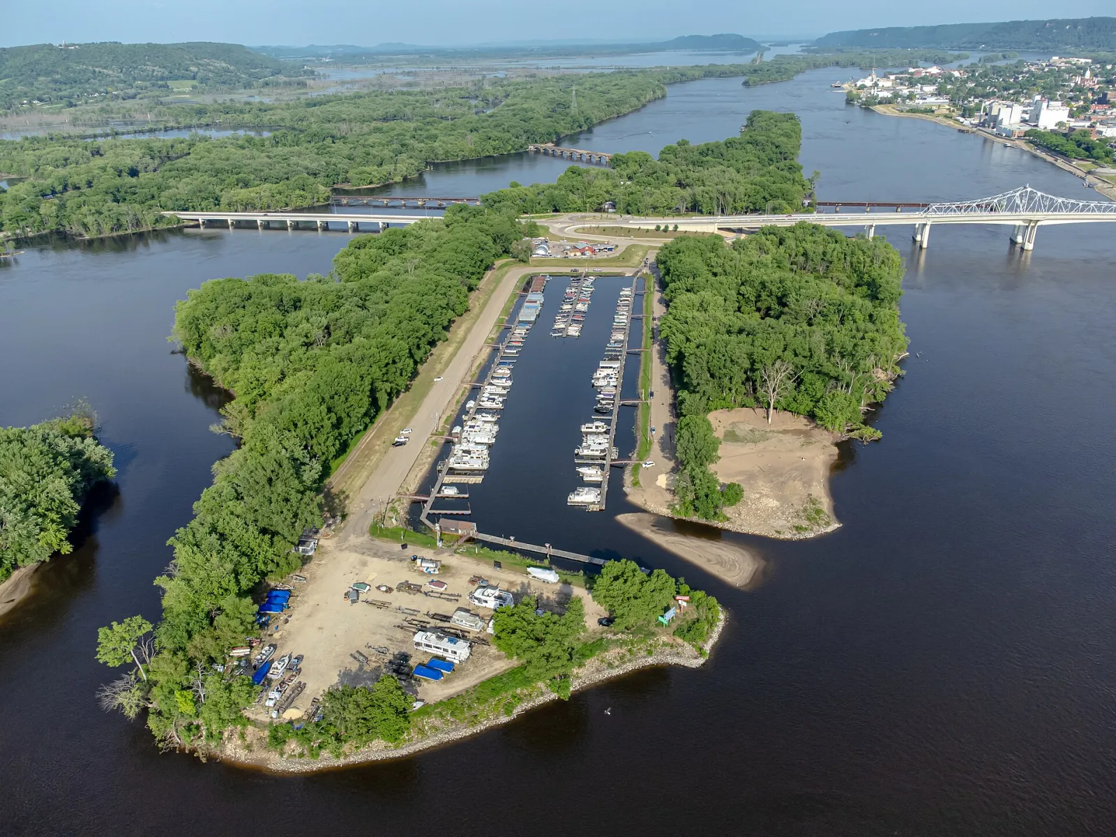 Latsch Island, Winona, Minnesota, United States