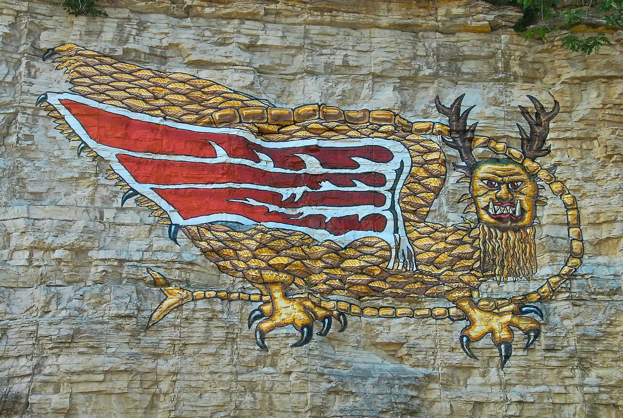 Piasa Bird Painting, Alton, Illinois, United States