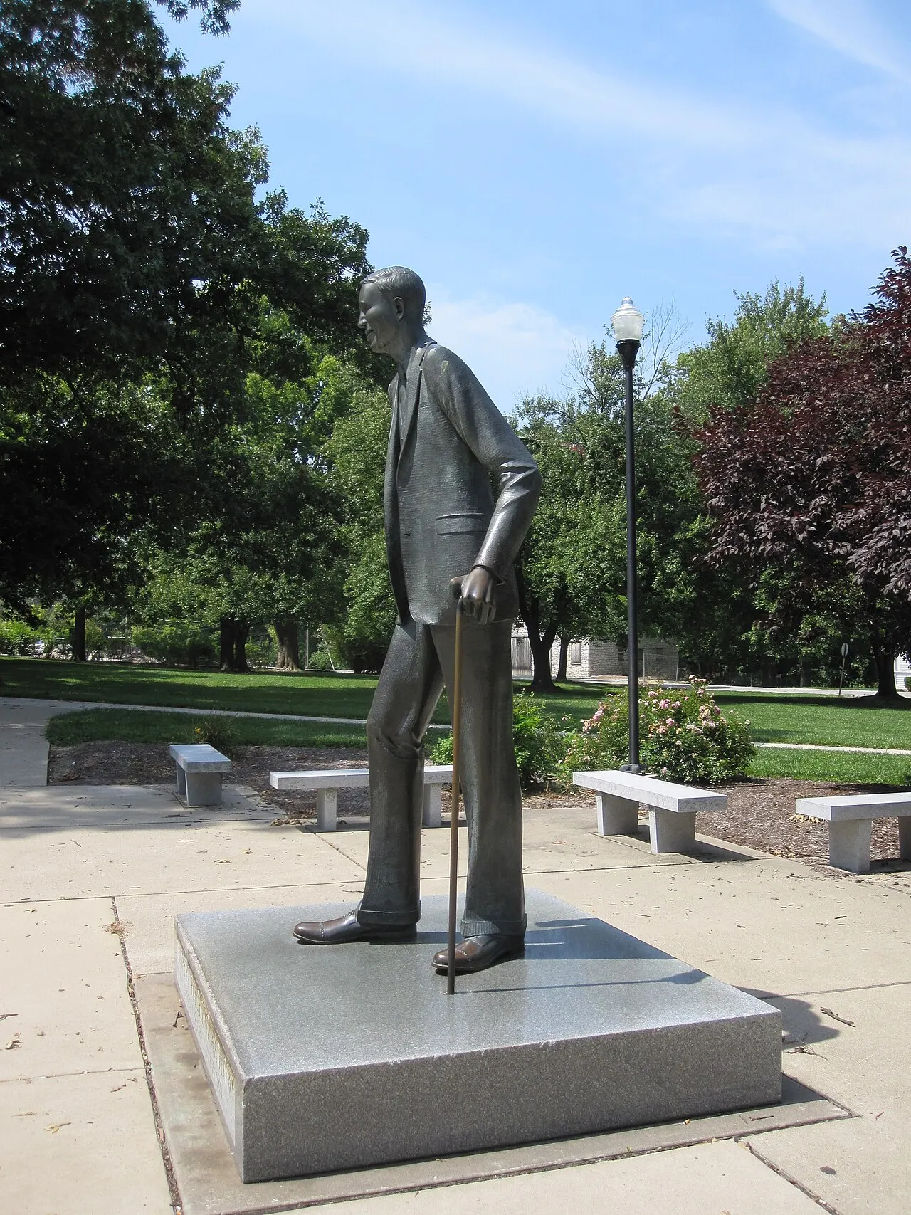Robert Wadlow Statue, Alton, Illinois, United States