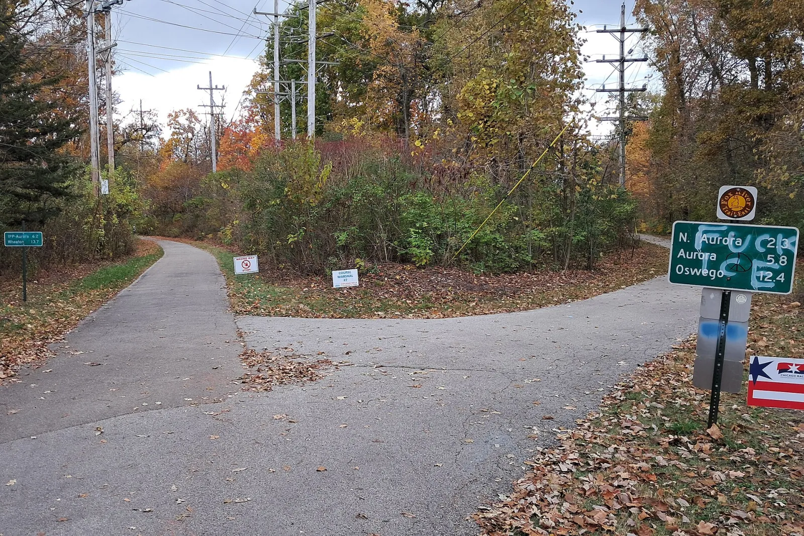 Fox River Trail at IPP Batavia Spur Batavia, IL November 2025, Batavia, Illinois, United States