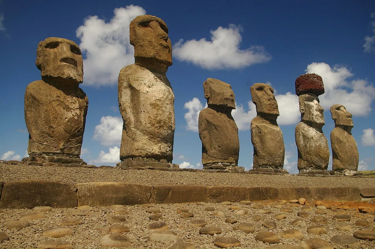 Ahu Tongariki, Easter Island, Chile