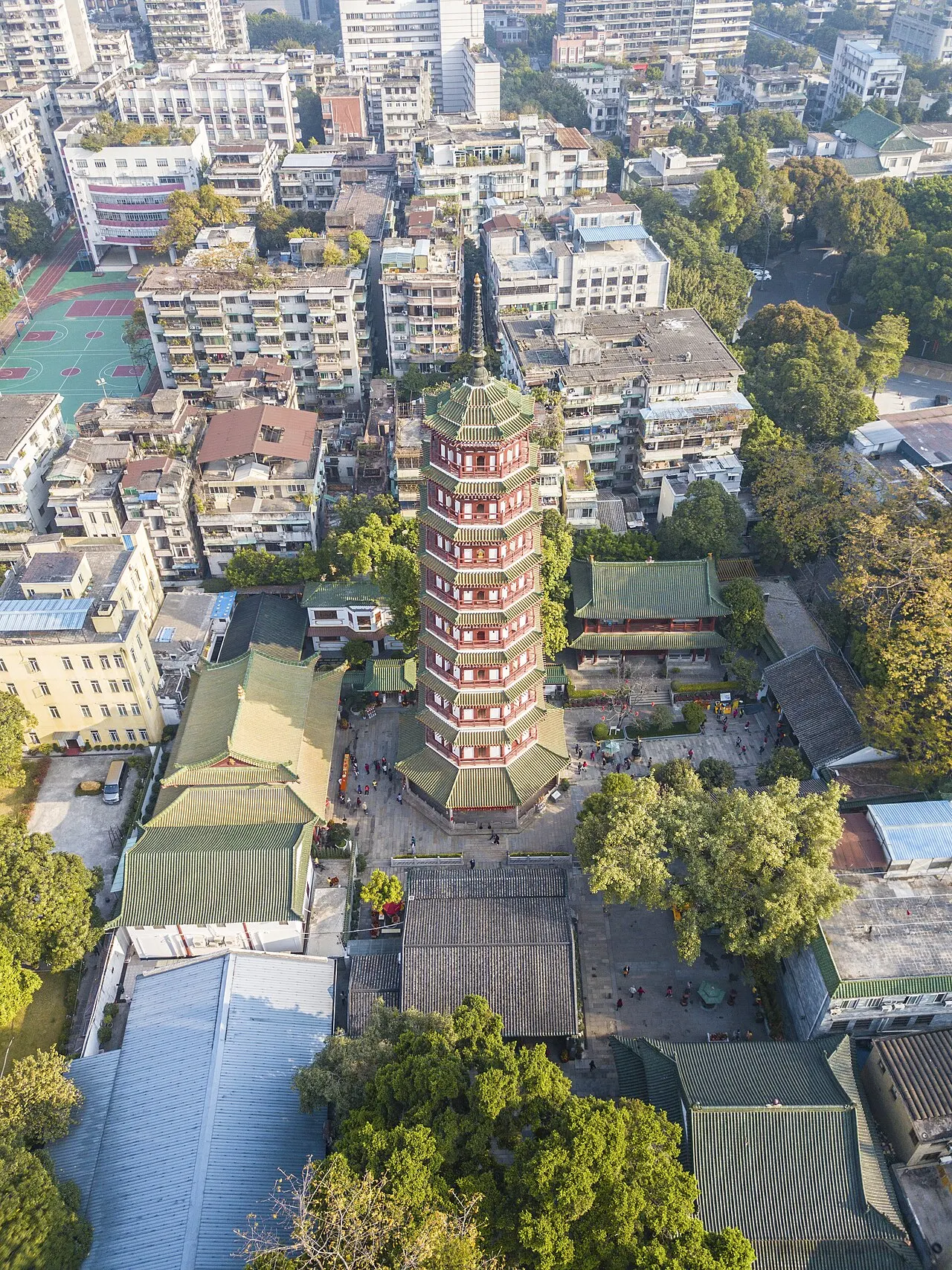 Temple of the Six Banyan Trees, Guangzhou, Guangdong, China