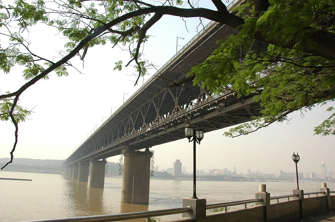 Wuhan Yangtze River Bridge, Wuhan, Hubei, China