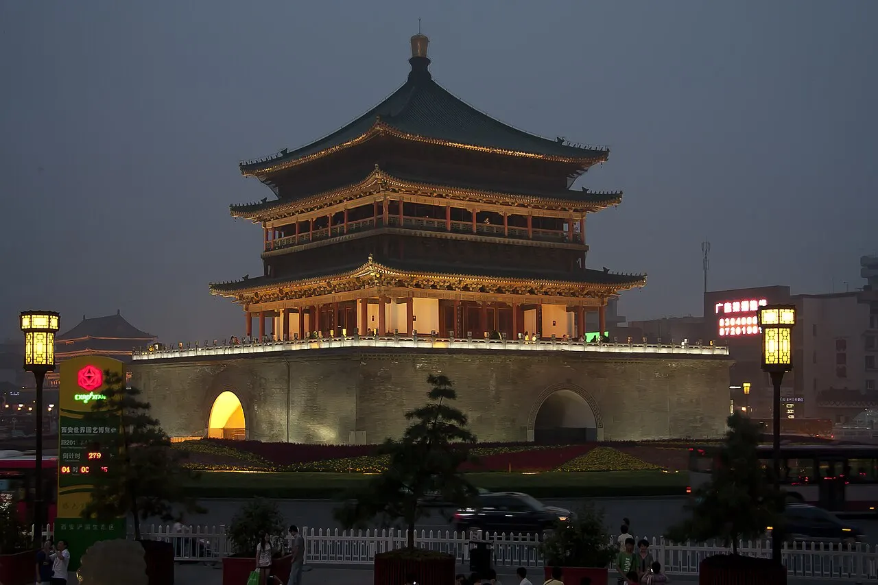 Xi'an Bell Tower, Xi’an, Shaanxi, China