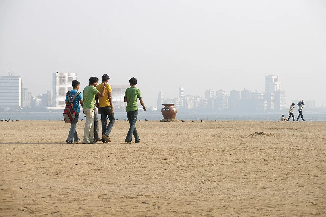 Girgaum Chowpatty, Mumbai, Maharashtra, India