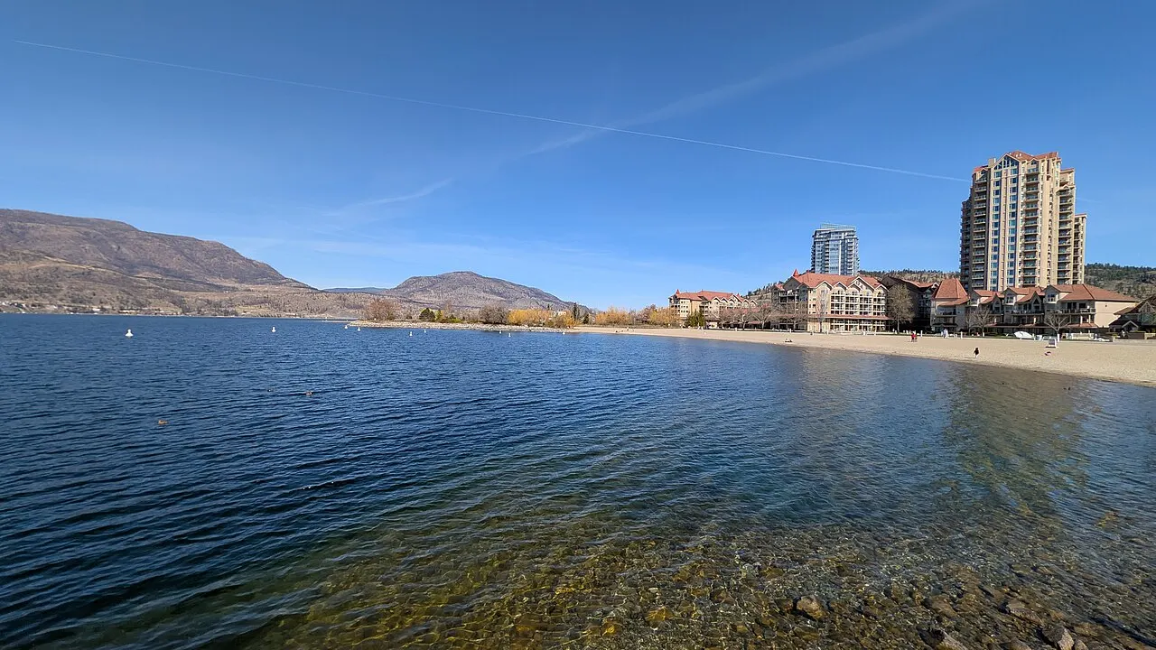 Okanagan Lake, Kelowna, British Columbia, Canada