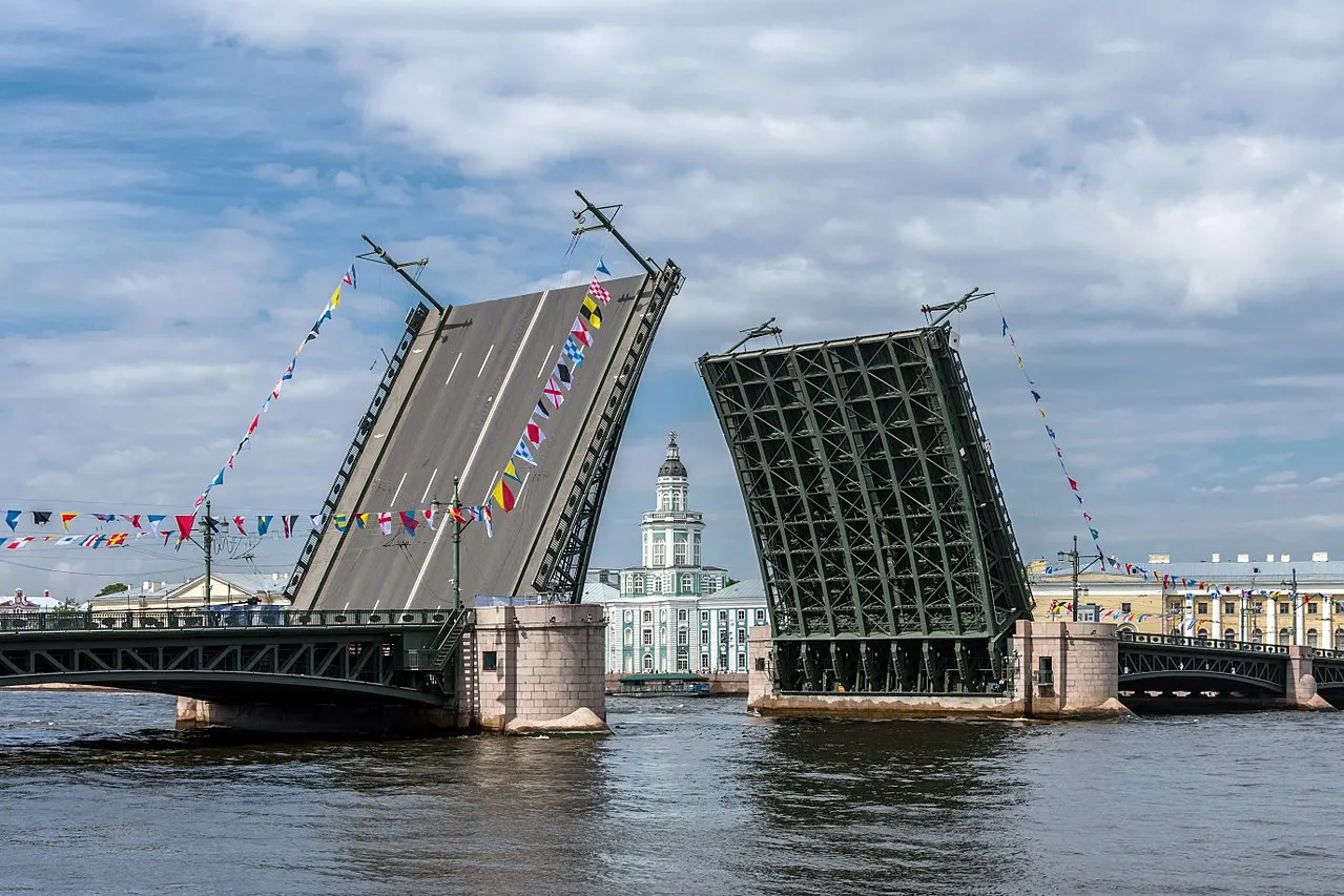 Palace Bridge, Saint Petersburg, St.-Petersburg, Russia