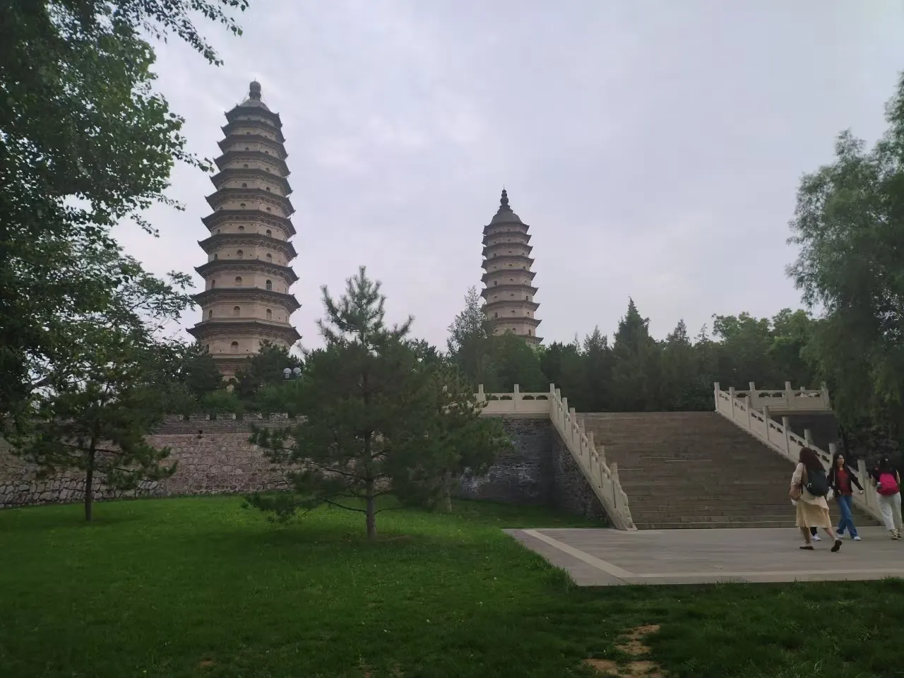 Twin Pagodas Temple, Taiyuan, Shanxi, China