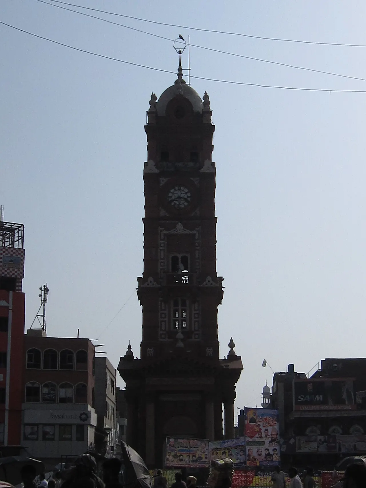 Faisalabad Clock Tower, Faisalabad, Punjab, Pakistan