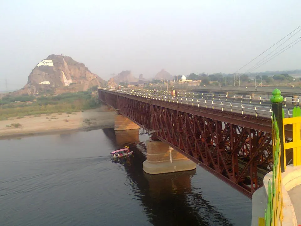 Chenab River at Chiniot, Faisalabad, Punjab, Pakistan