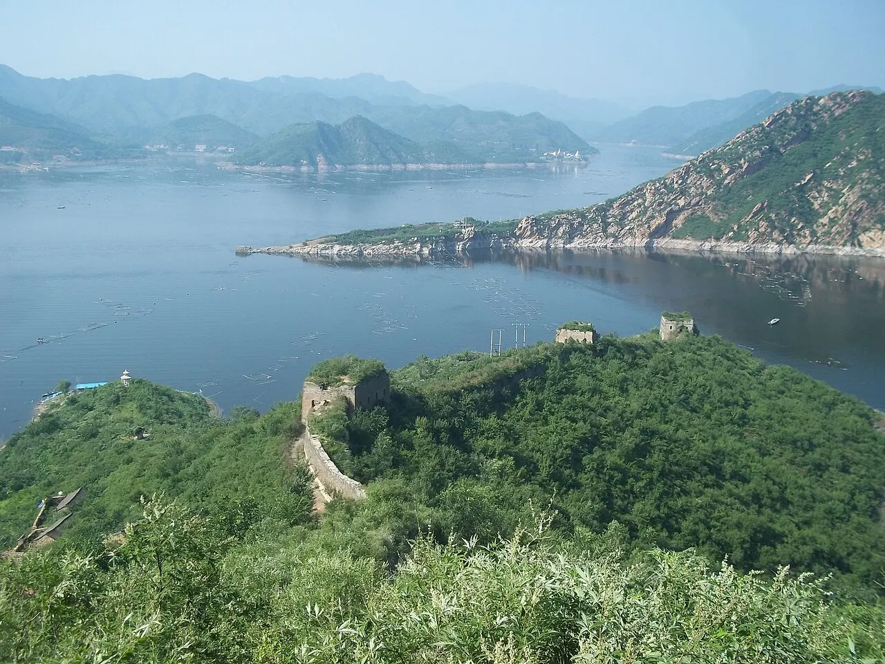 Panjiakou Underwater Great Wall, Tangshan, Hebei, China