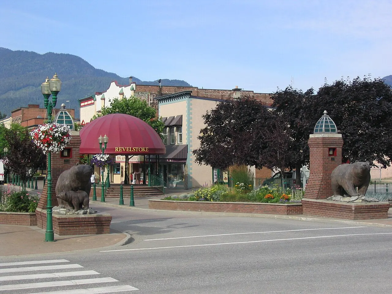 Grizzly Plaza, Revelstoke, British Columbia, Canada