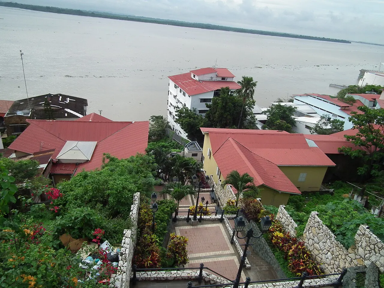 Las Peñas and Cerro Santa Ana, Guayaquil, Guayas, Ecuador