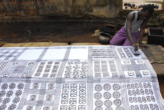 Ntonso Adinkra Village, Kumasi, Ashanti, Ghana