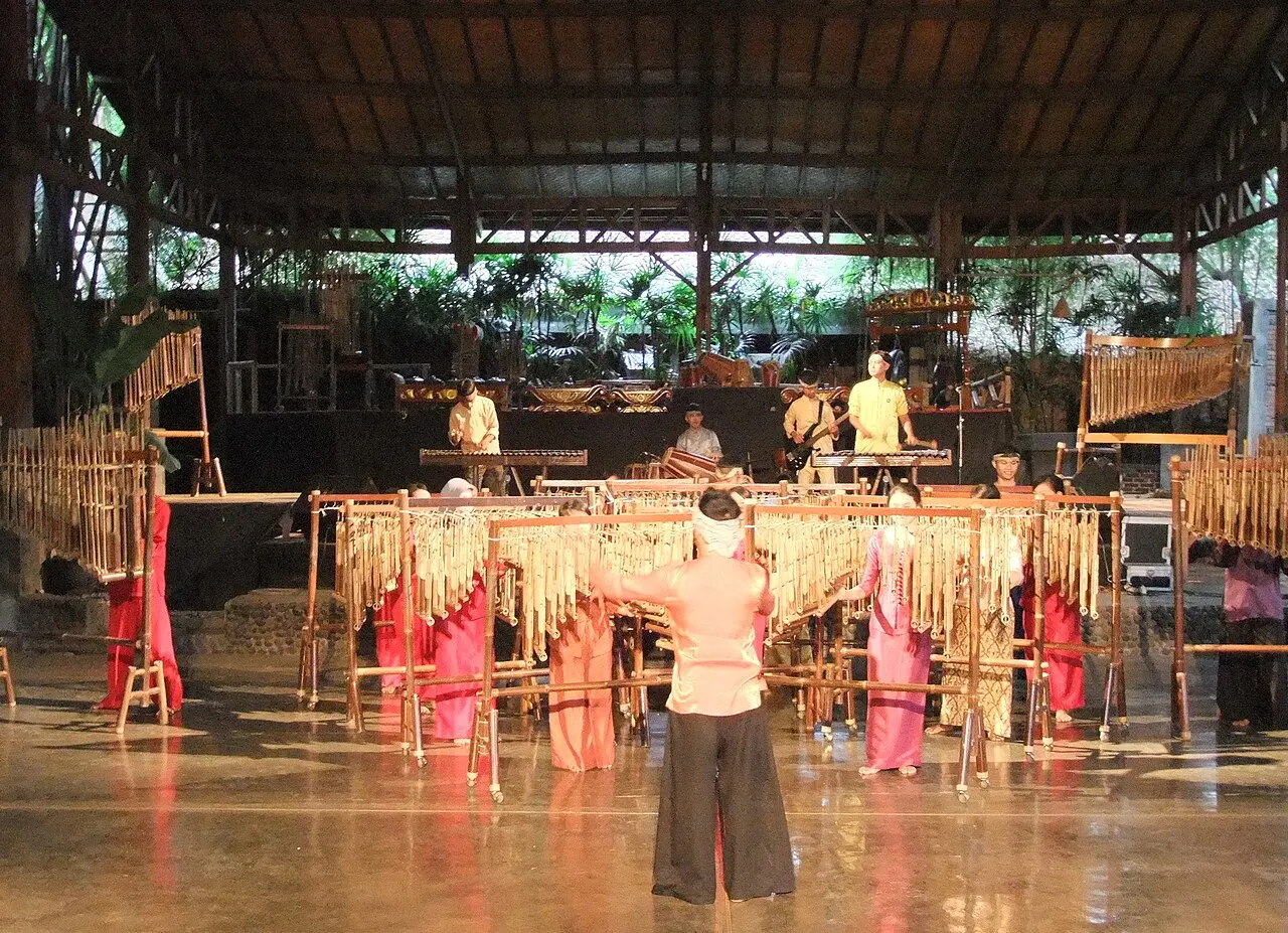 Saung Angklung Udjo, Bandung, West Java, Indonesia