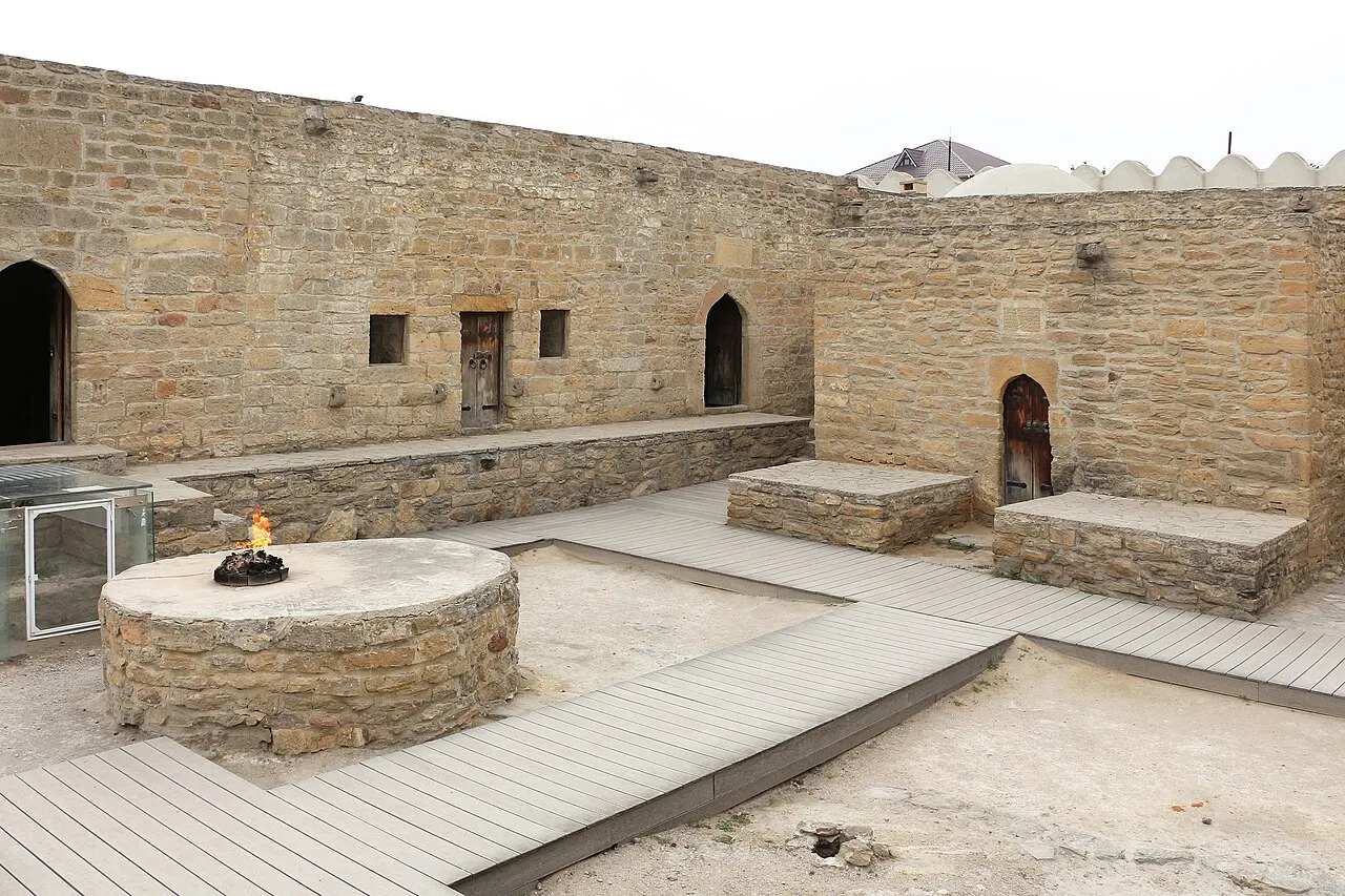 Ateshgah Fire Temple, Baku, Baki, Azerbaijan