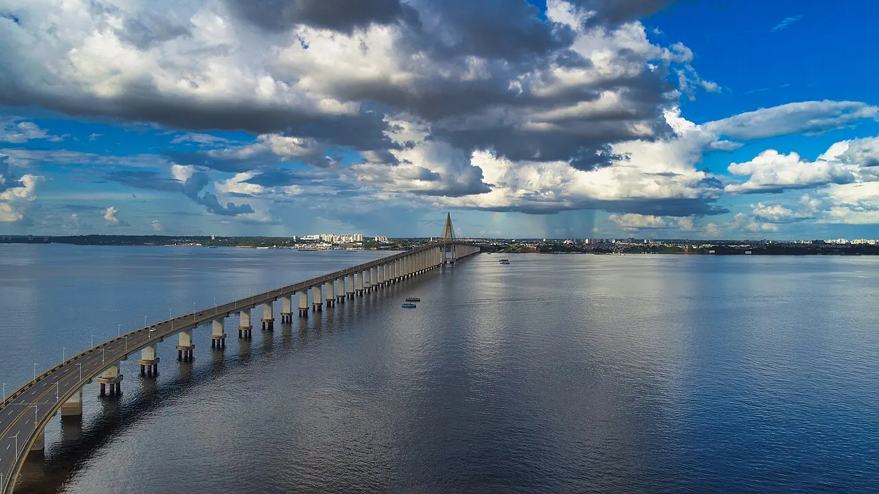 Rio Negro Bridge, Manaus, Amazonas, Brazil