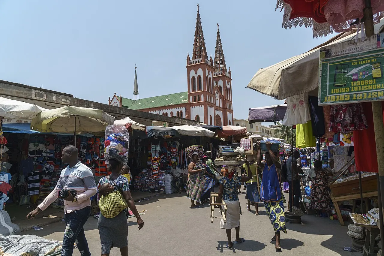 Grand Marche de Lome, Lomé, Maritime, Togo