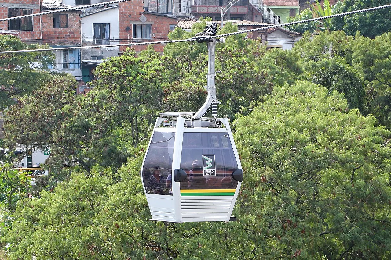 Metrocable Line K, Medellín, Antioquia, Colombia