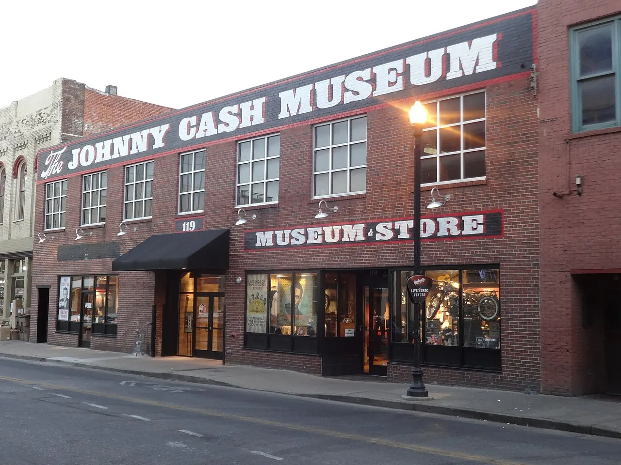 Johnny Cash Museum and the National Museum of African American Music, Nashville, Tennessee, United States