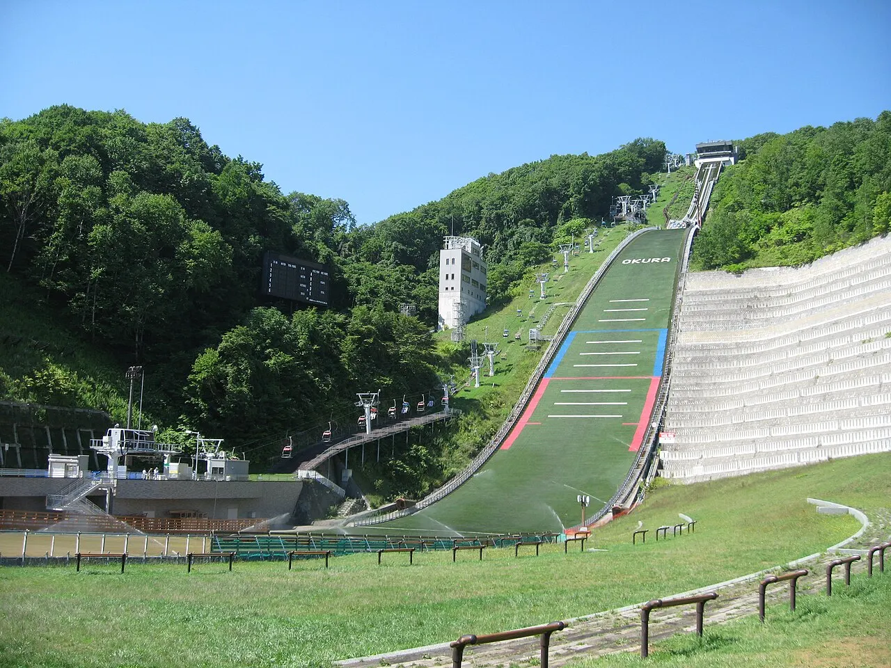 Okurayama Ski Jump Stadium, Sapporo, Hokkaido, Japan