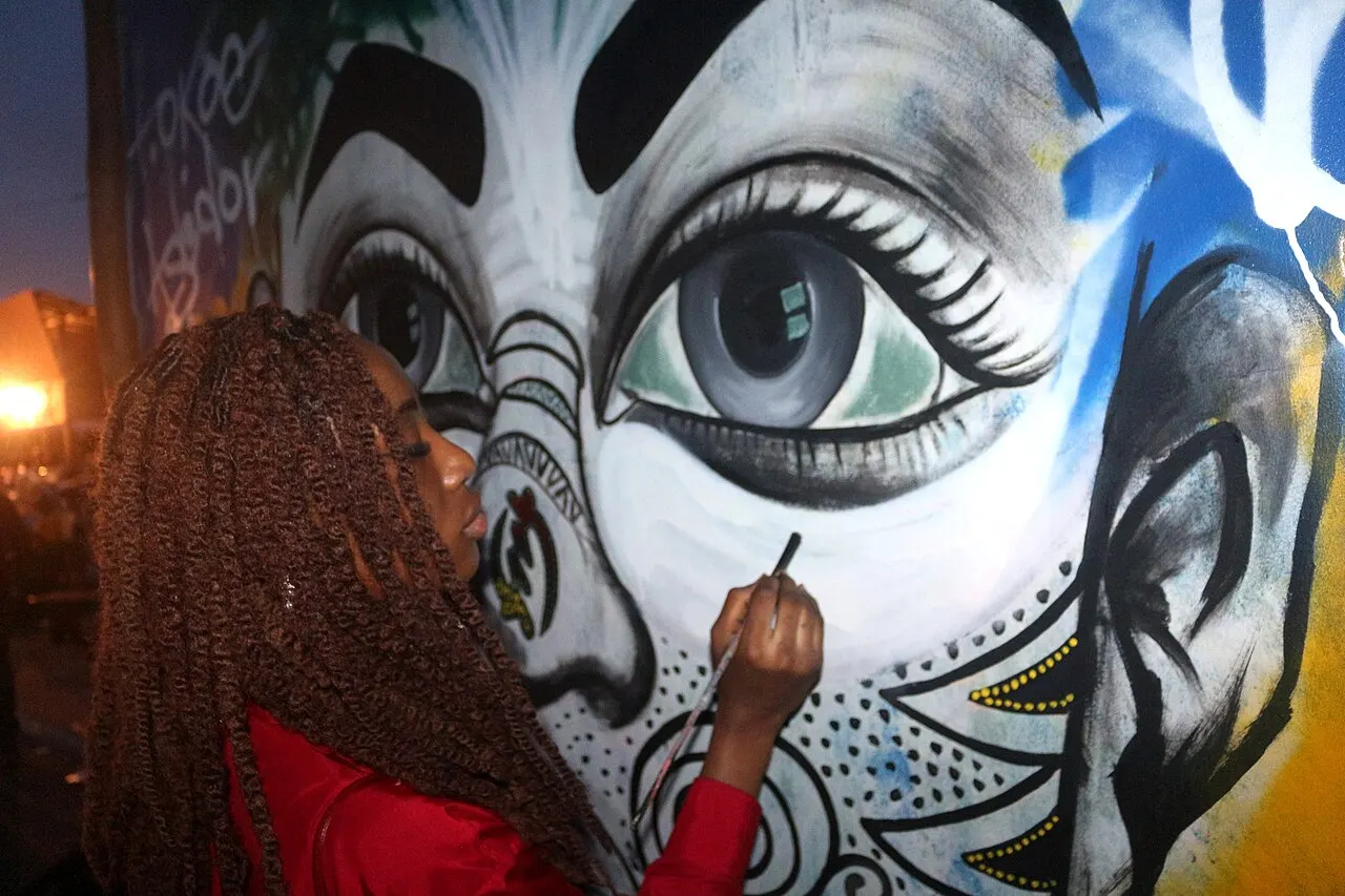 Chale Wote Street Art Festival, Accra, Greater Accra, Ghana