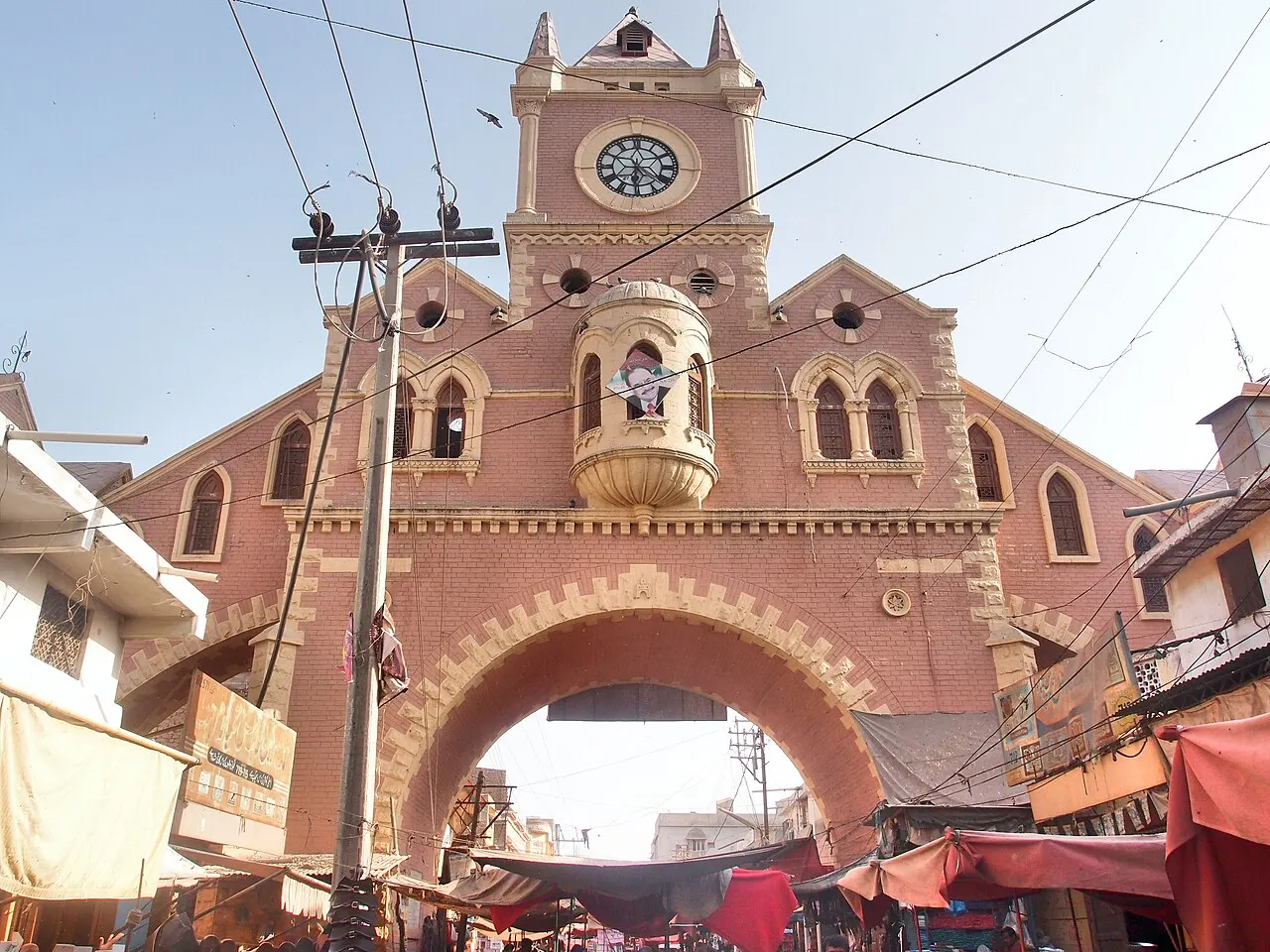 Navalrai Clock Tower, Hyderabad, Sindh, Pakistan