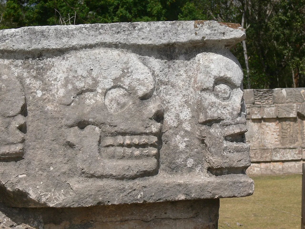 Tzompantli, Chichén Itzá, Yucatán, Mexico