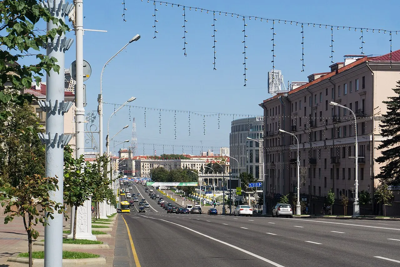 Independence Avenue Minsk, Minsk, Minsk City, Belarus