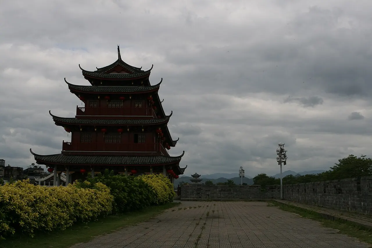 Guangji Gate and City Wall, Chaozhou, Guangdong, China