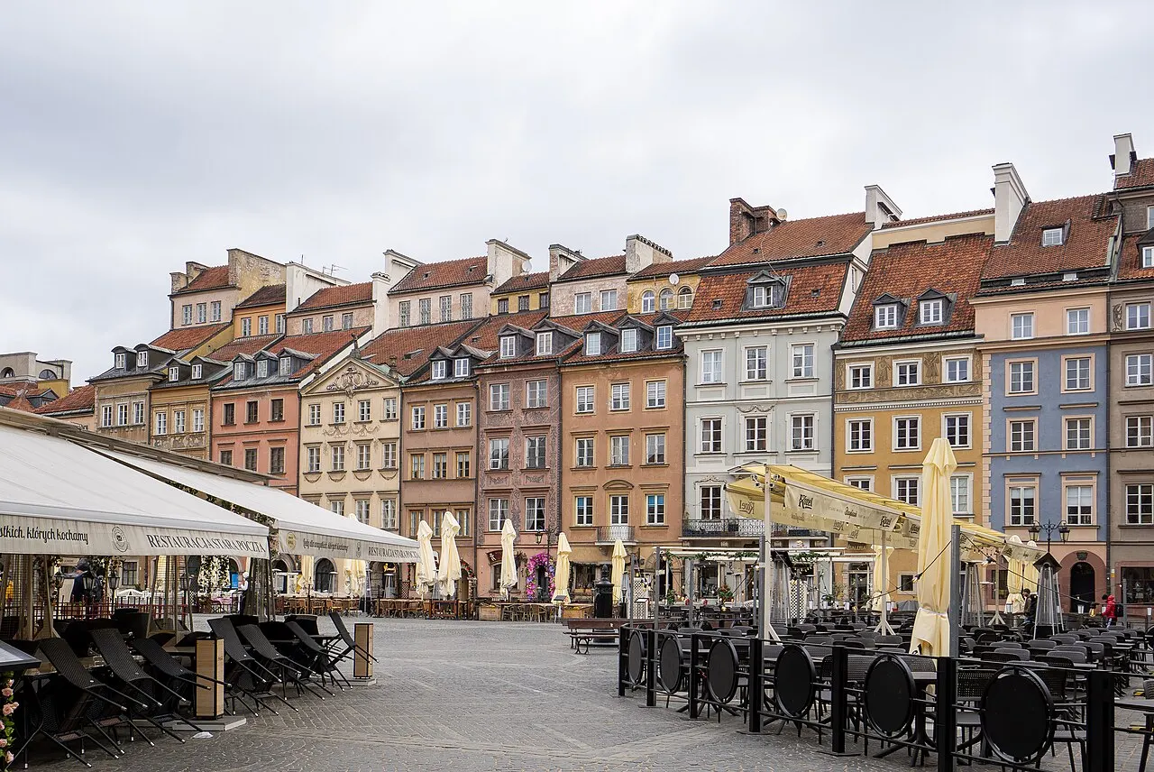 Warsaw Old Town Market Square, Warsaw, Mazovia, Poland