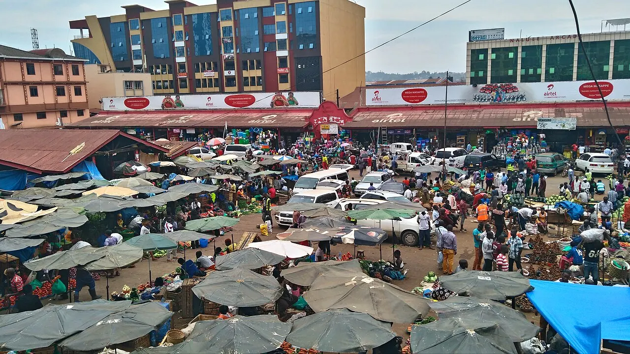 Nakasero Market, Kampala, Central Region, Uganda