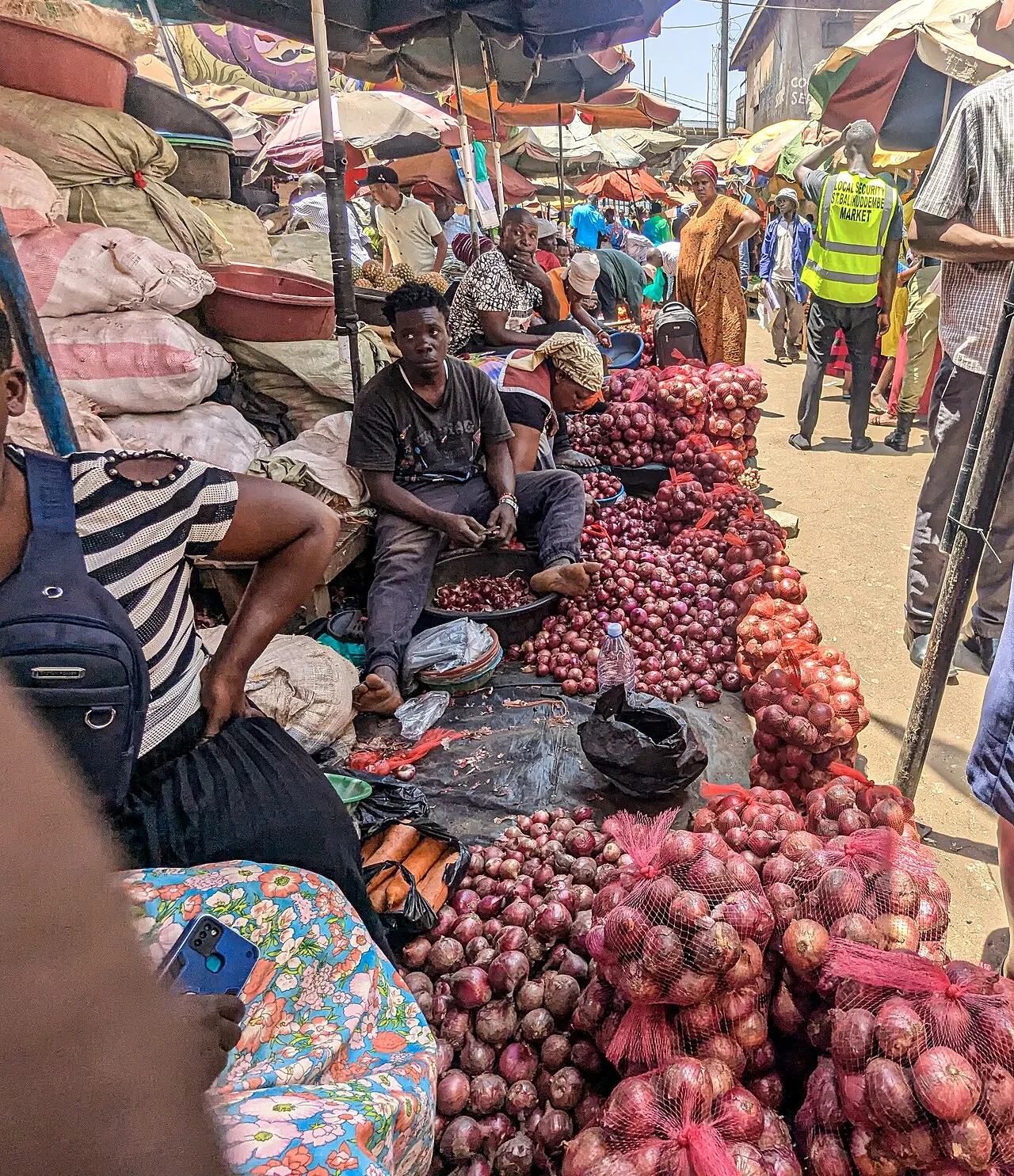 St Balikuddembe Market, Kampala, Central Region, Uganda