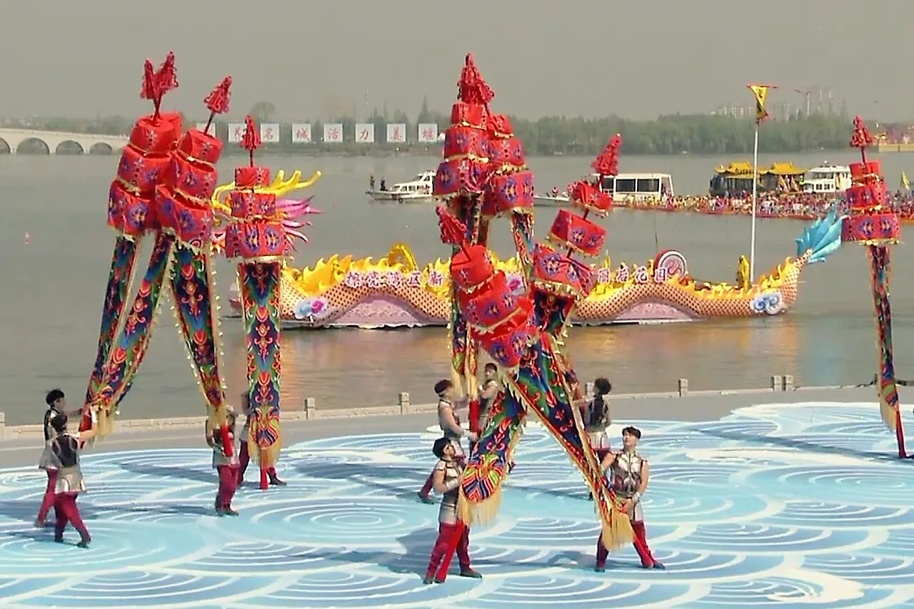 Qintong Boat Festival, Taizhou, Jiangsu, China
