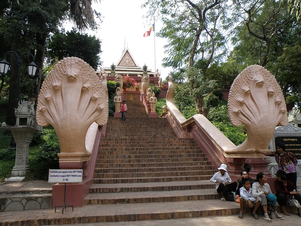 Wat Phnom, Phnom Penh, Phnom Penh, Cambodia