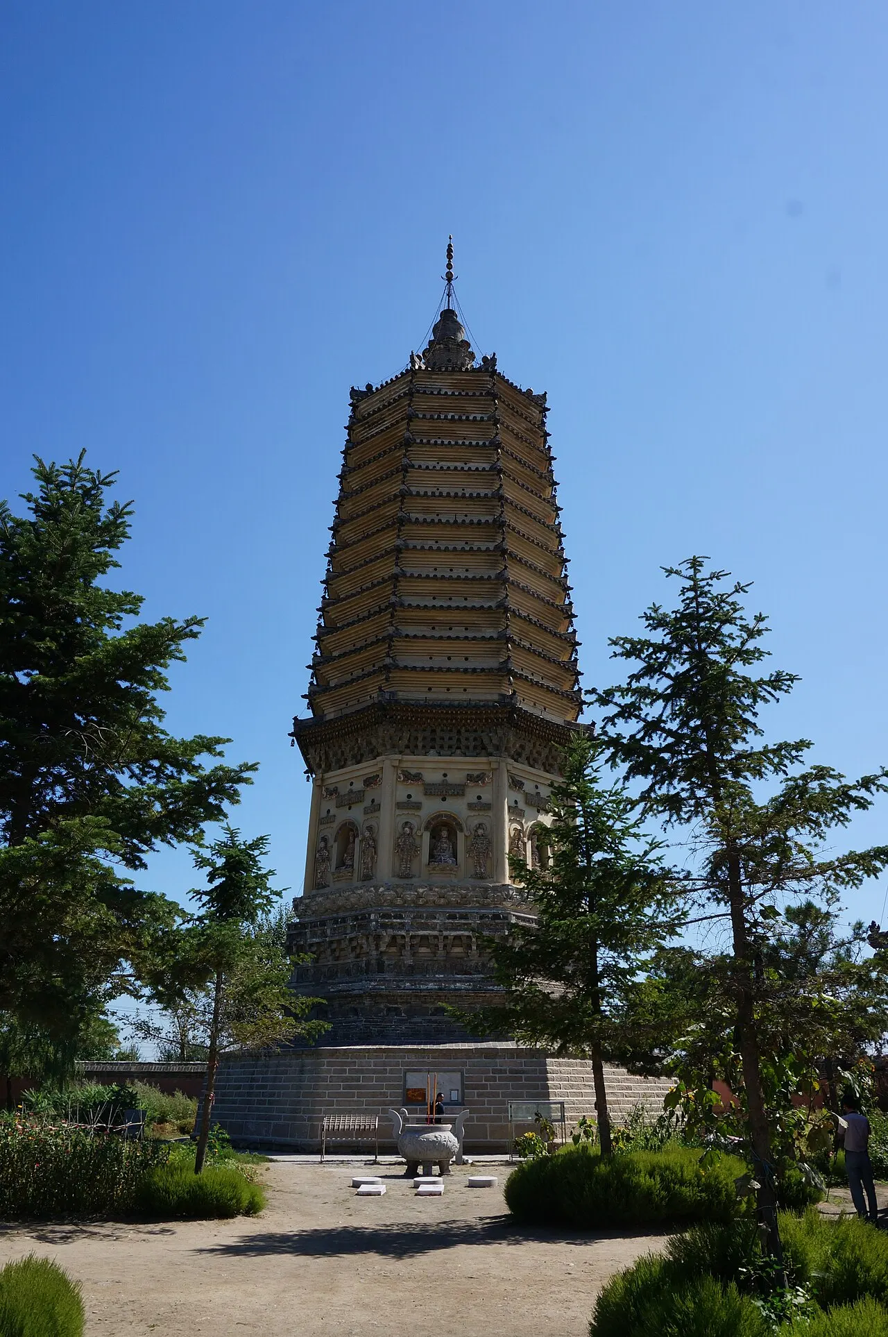 Chongxing Temple Twin Pagodas, Jinzhou, Liaoning, China